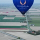 ballonvlucht tijdens Tulpenfestival